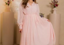 Pink Button Down Dress